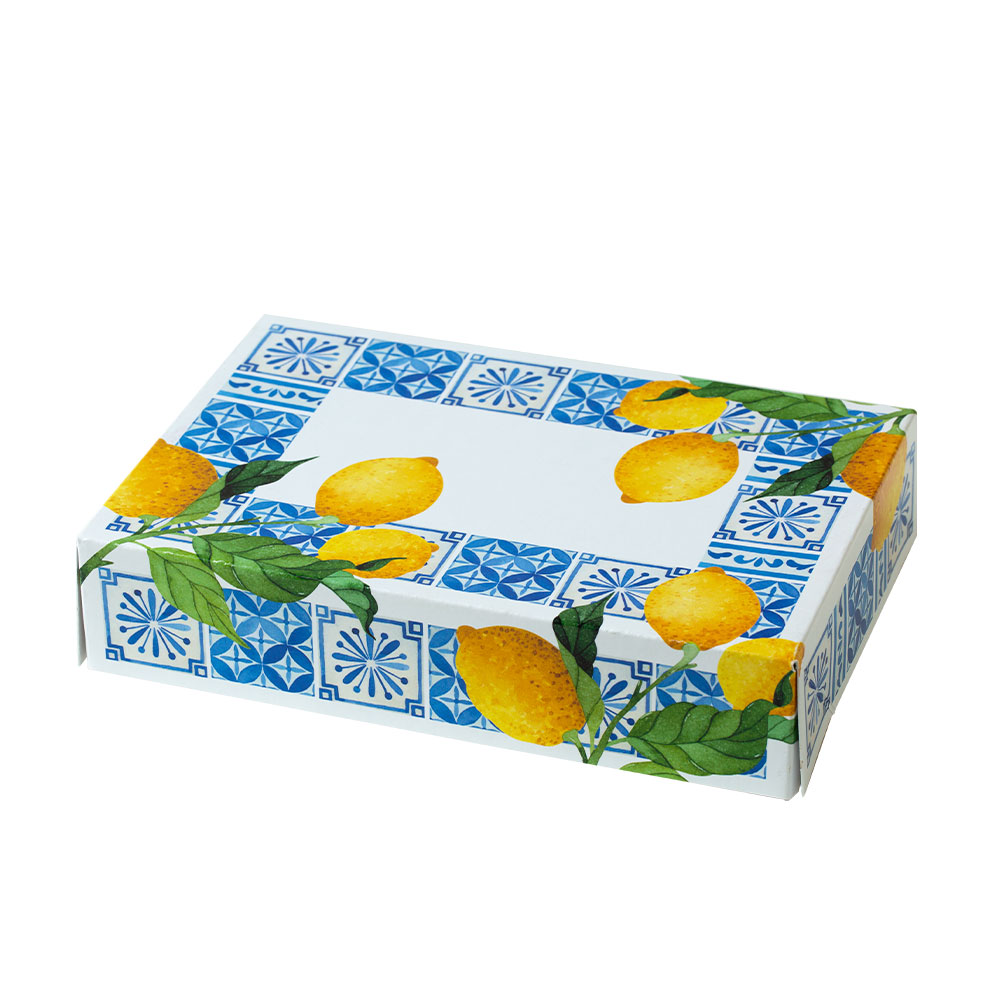  Foto: DECORA - Scatola per dolci Piastrella Limoni 1 PZ.
